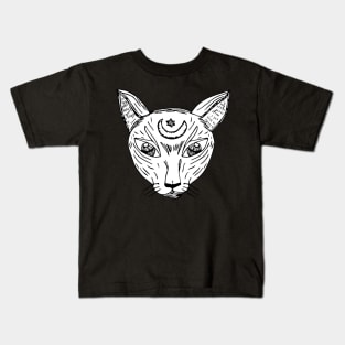 Masks Devon rex Cat  Holding On Kids T-Shirt